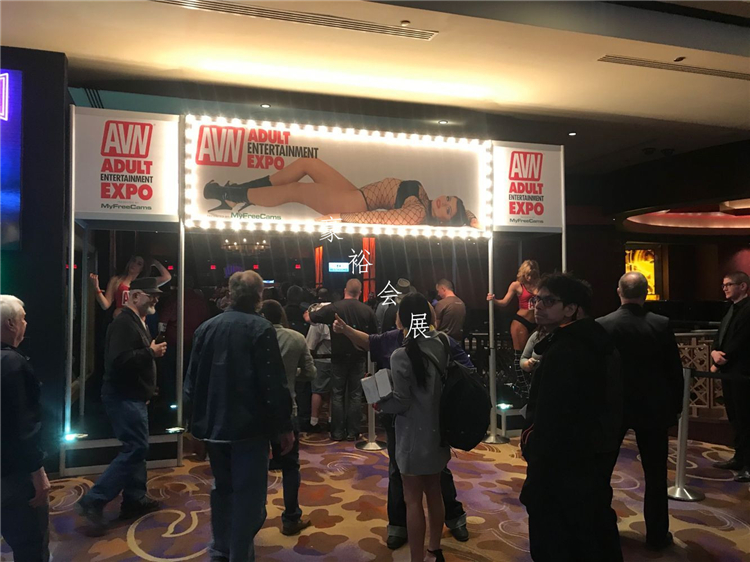 美國成人展AVN首日,豪裕會展現場報道