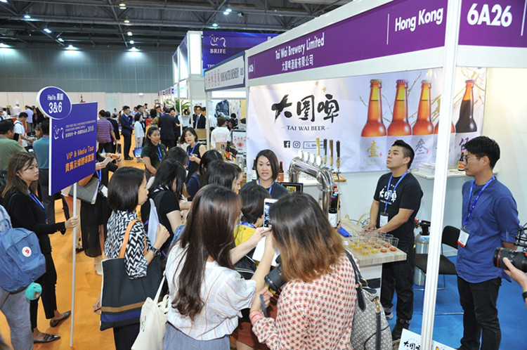 香港一帶一路食品展現場